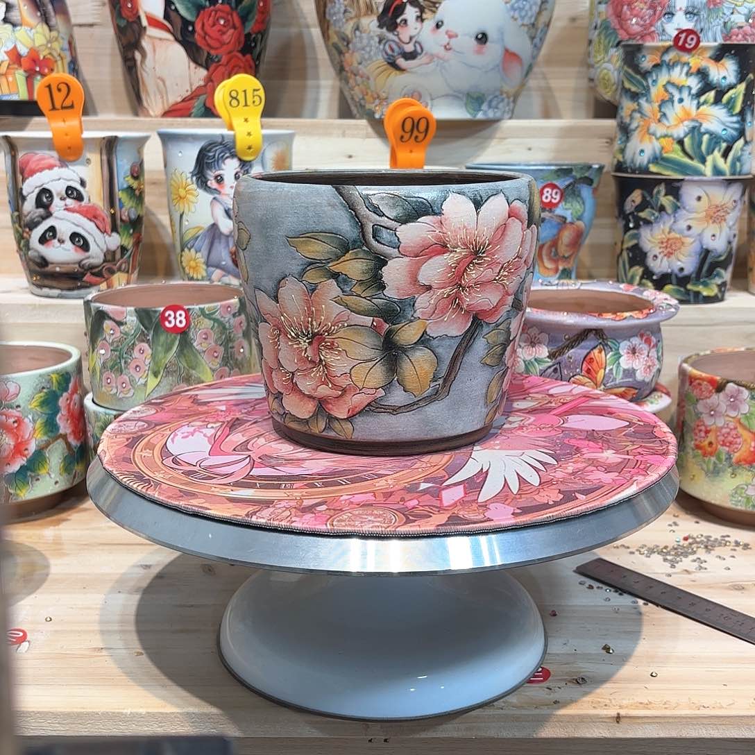 紫砂花盆手工花盆默认微瑕14/13