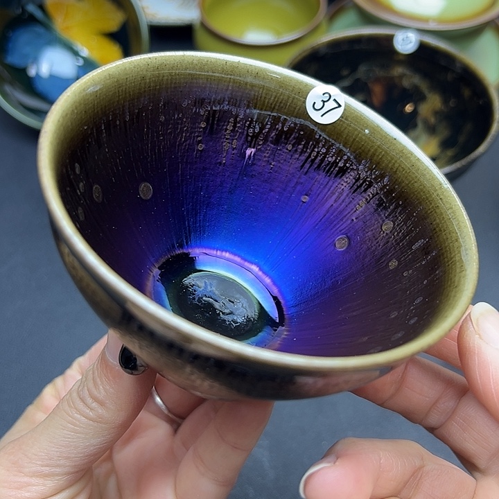 茶盏建窑建盏主人杯微瑕