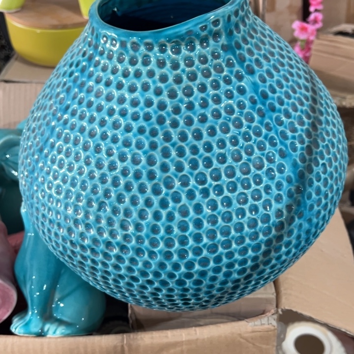 陶瓷花瓶摆件外贸出口微瑕捡漏