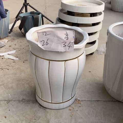 低腰花口白金南瓜中 口26/34