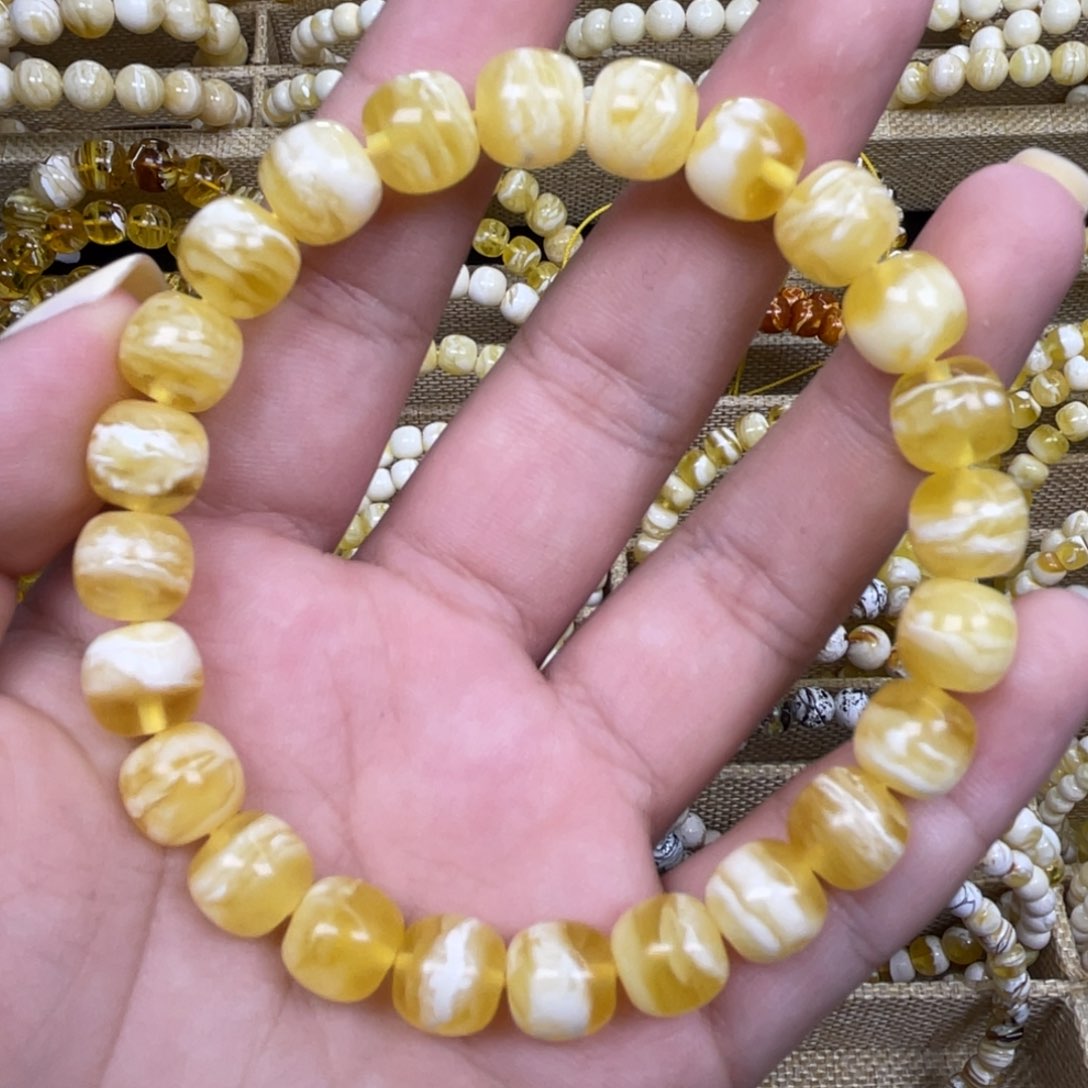 蜜蜡未镶嵌珠宝奇石9m