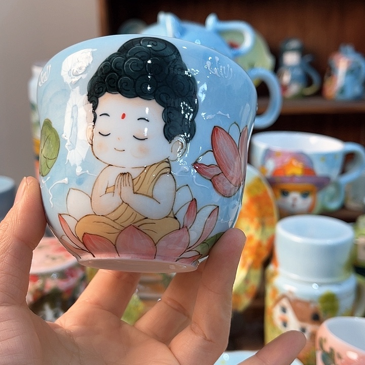 陶景德镇釉下手绘陶瓷