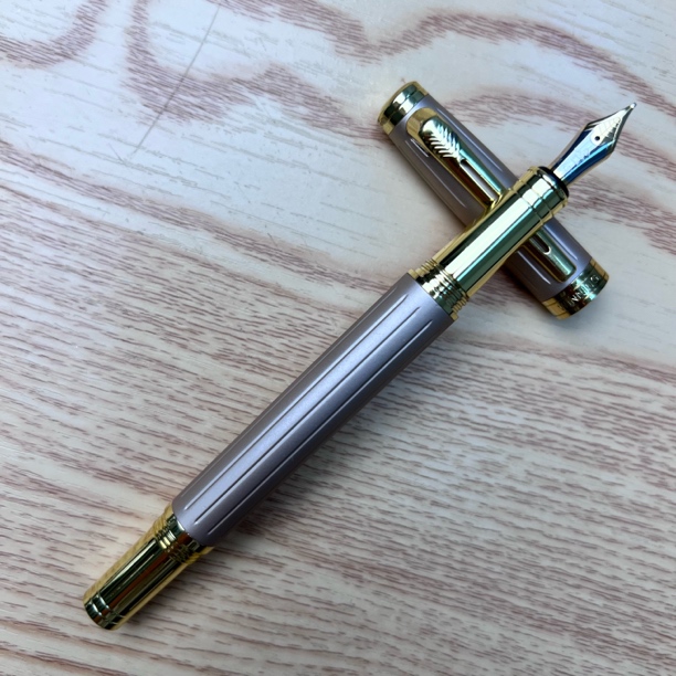 古典文26旋帽铱金笔金属书法26大明尖中细0.5mm练字办公商务学生