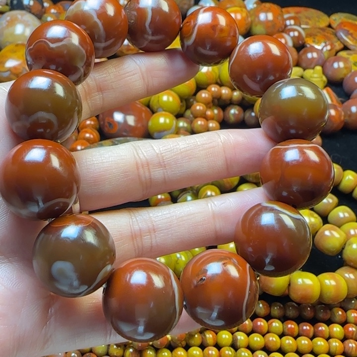 *****玛瑙/玉髓未镶嵌手串