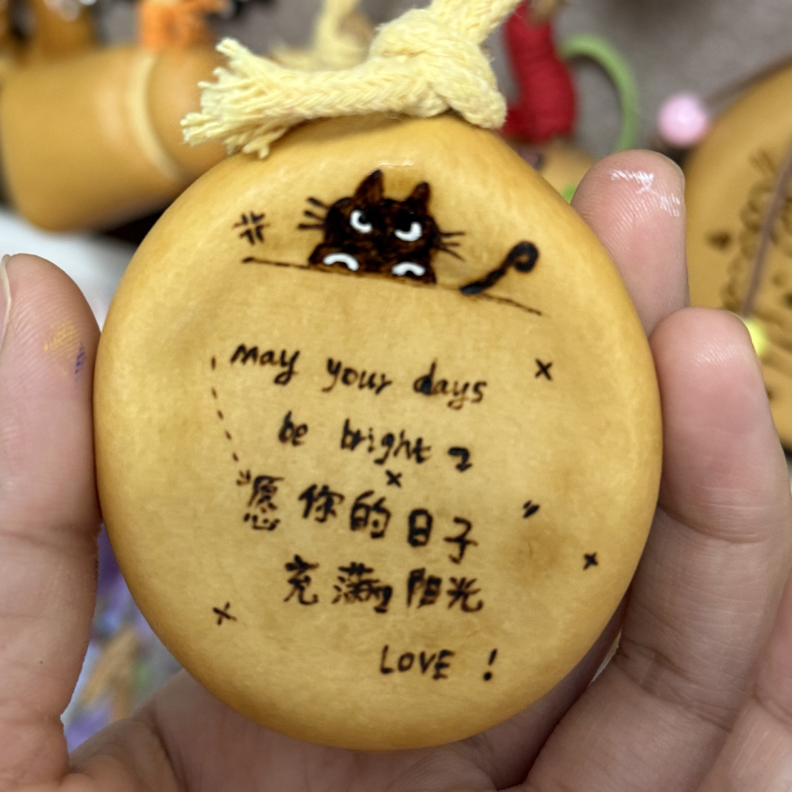 天然文玩葫芦手把件可爱手作雕刻直播间定制文玩葫芦