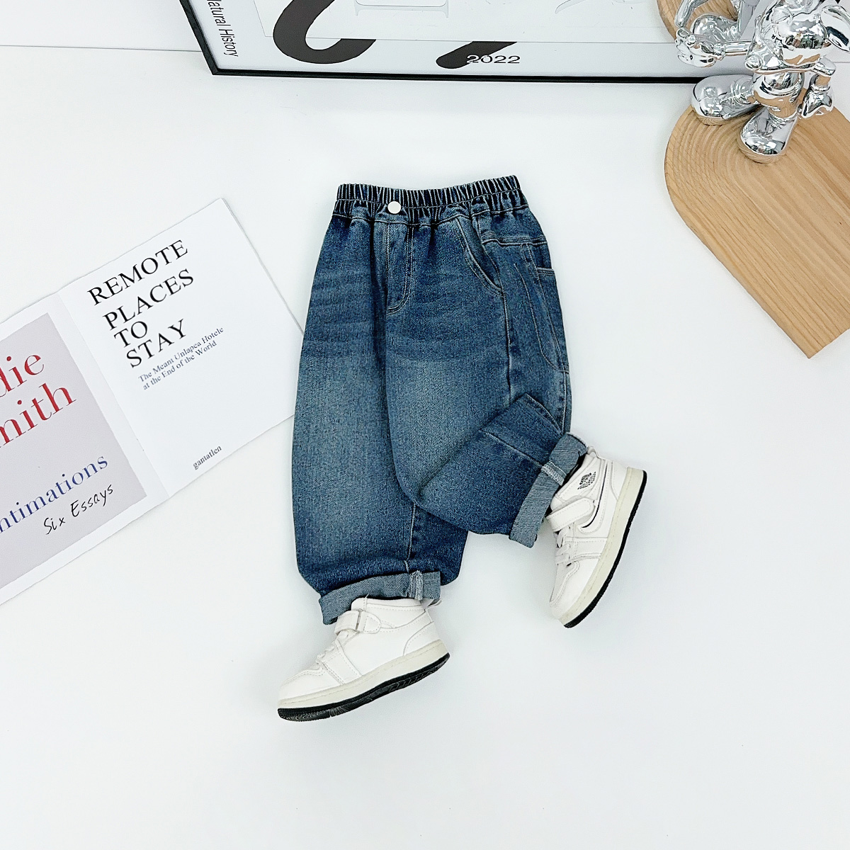 男童裤子秋季儿童牛仔裤2025秋季新款秋装宝宝 JH097悠悠童话童装