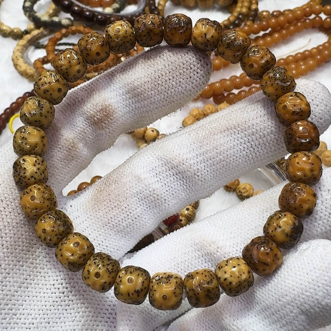 吊坠星月菩提8月朗星稀古铜无相