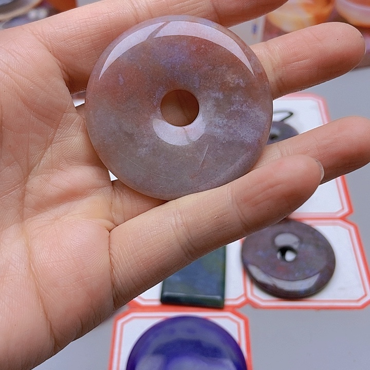 【闪购商品】玛瑙/玉髓珠宝半成品未镶嵌李*