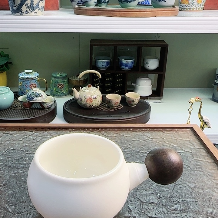 青花瓷器茶叶罐旅行套装