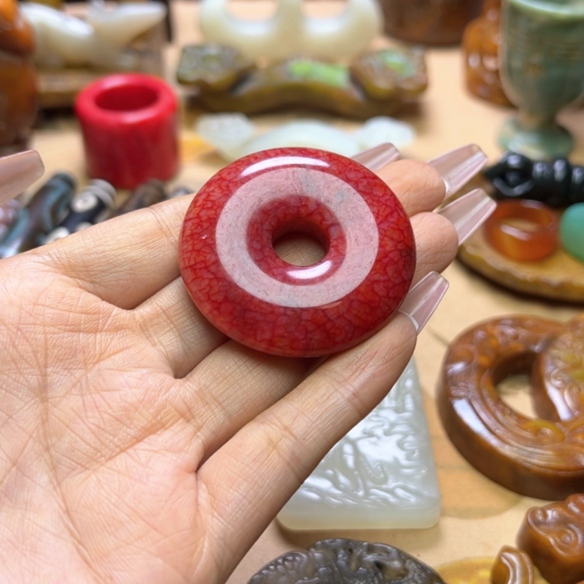 【闪购商品】蛇纹石玉颈饰未镶嵌