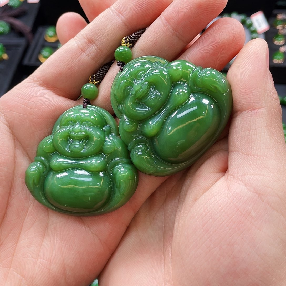 和田玉吊坠多样性发一未镶嵌