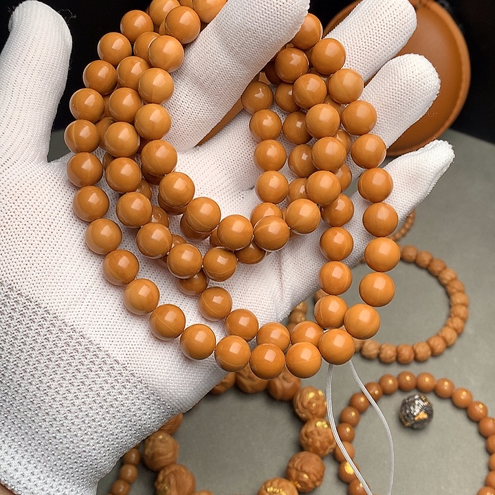 手串猴头核桃正圆光珠脖挂108全品10尺寸