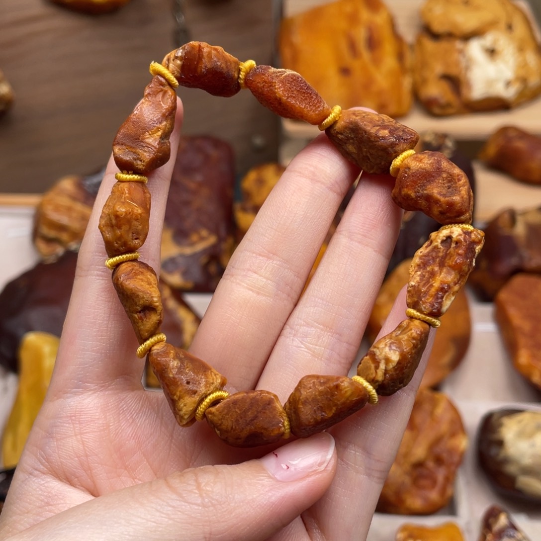 琥珀未镶嵌珠宝奇石