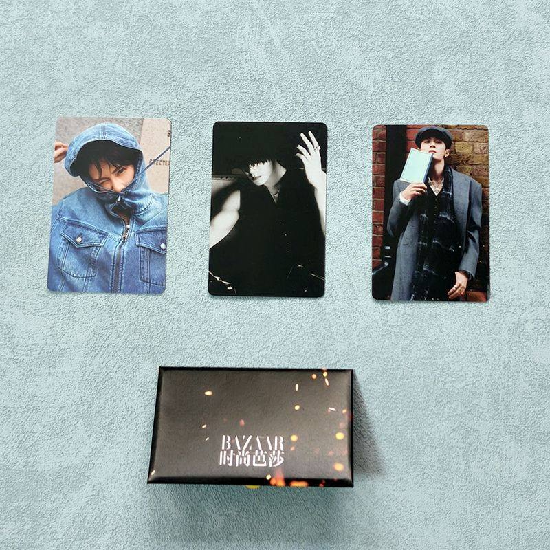 正版小卡 檀健次 时尚芭莎全套小卡+隐藏卡 影视明星周边