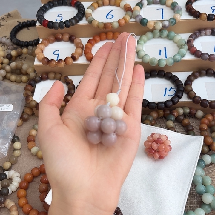 手串菩提根/象牙果卡14手机挂