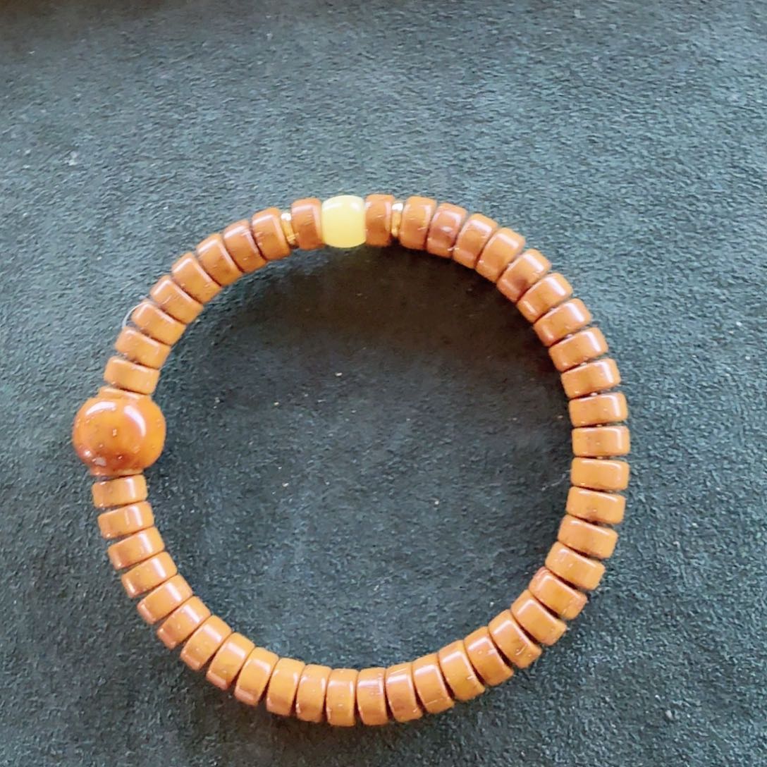 紫金鼠手串实心鼠片74