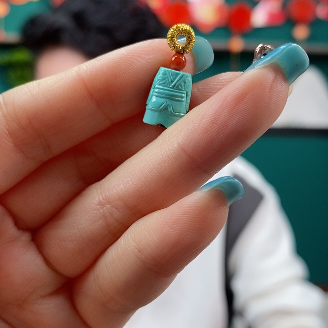 绿松石珠宝奇石未镶嵌