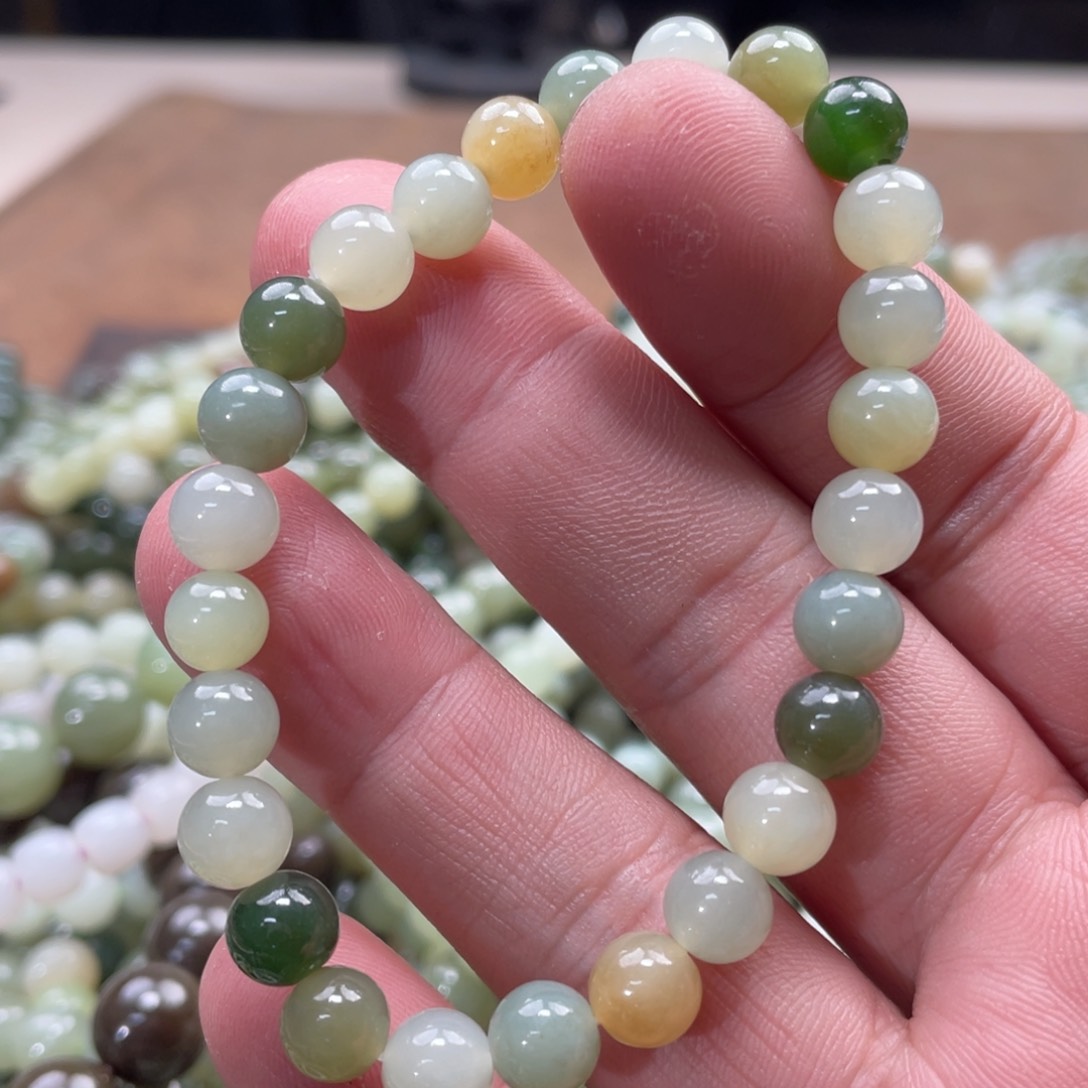 和田玉手链未镶嵌