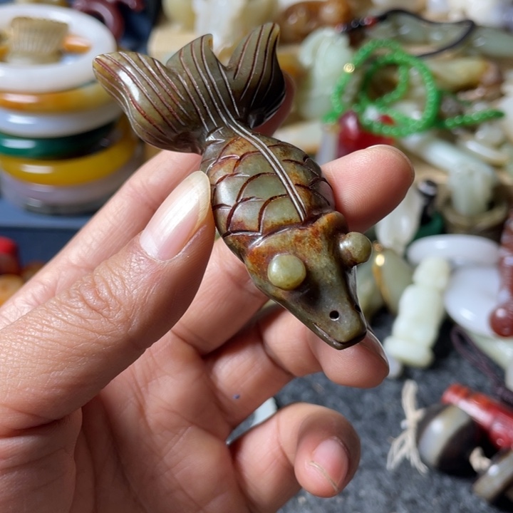 和田玉未镶嵌吊坠(不含链)