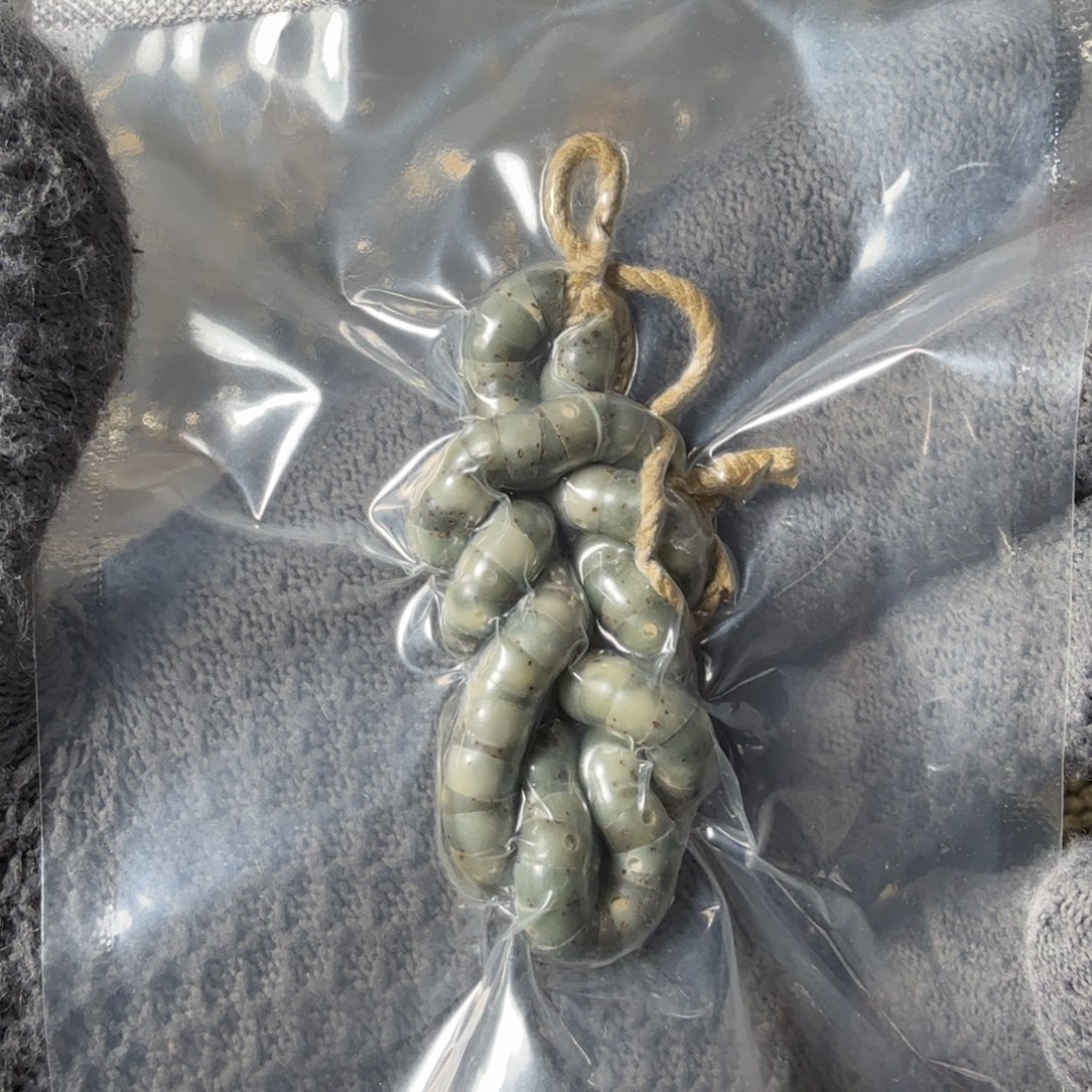 星月菩提把件绿幽灵大肠同枝6