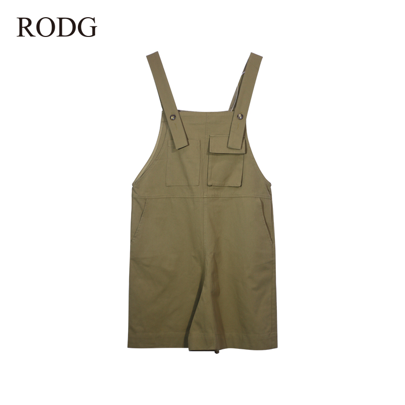 RODGR42XX0633A夏季新款纯色背带裤 0633
