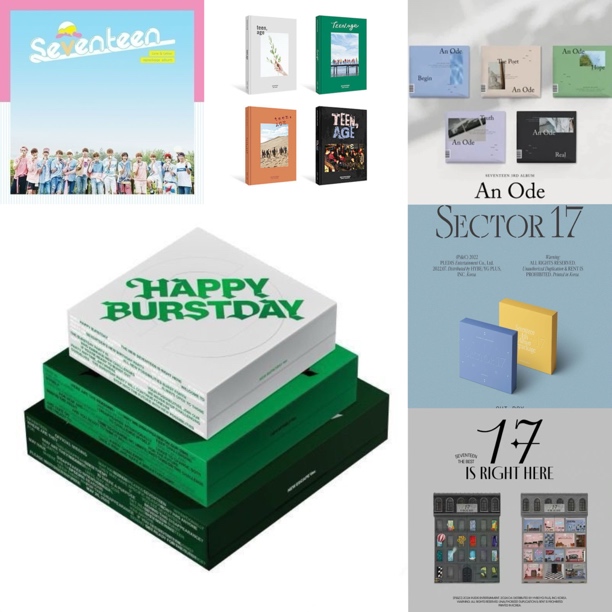 次 seventeen 正规系列专辑 PB 合集