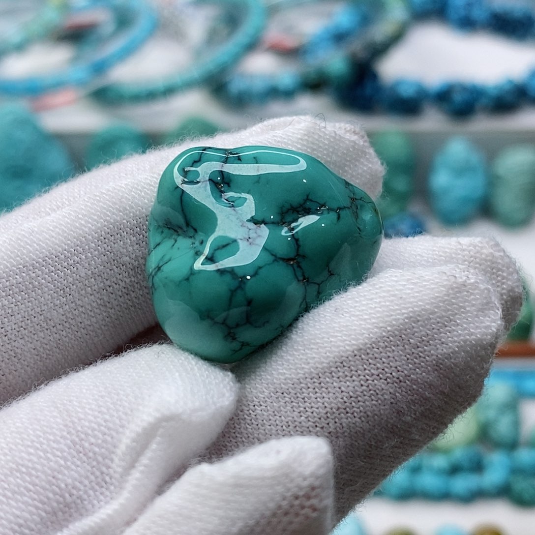 绿松石珠宝奇石未镶嵌