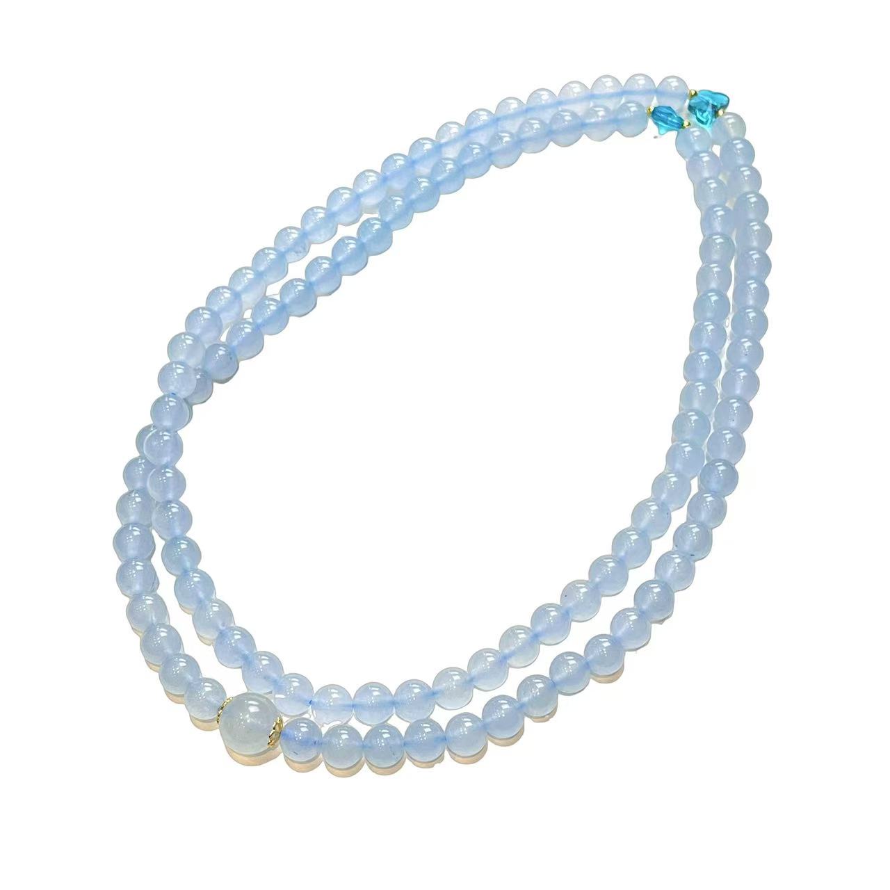 海蓝宝项链 C02-53