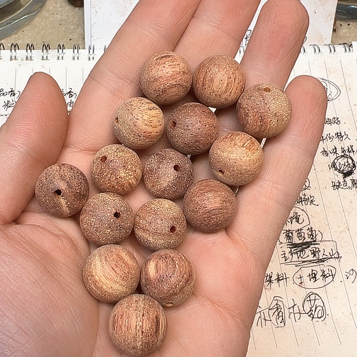 降真香手串/手链15圆珠白油胭脂精挑