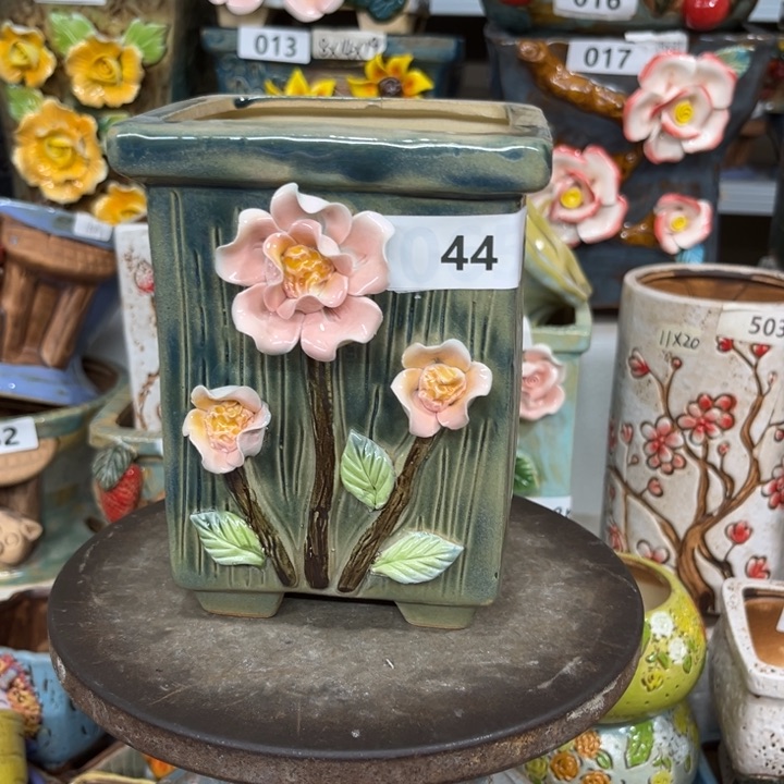 紫砂花盆粗陶材质多肉花盆