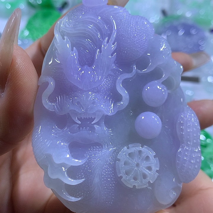 涛***帅翡翠未镶嵌颈饰天然翡翠A货吊坠