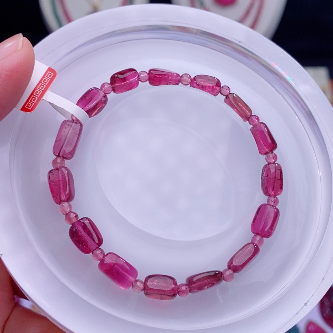 未镶嵌手链碧玺d