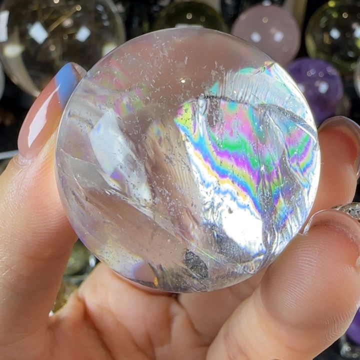 水晶天然水晶球U6未镶嵌天然3.8公分