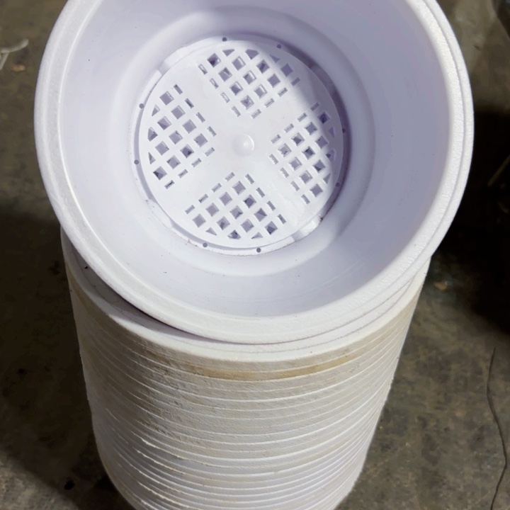 15公分白色韩盆20个