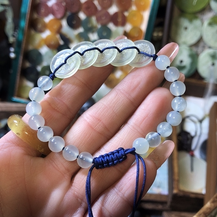 岫玉岫玉手链未镶嵌