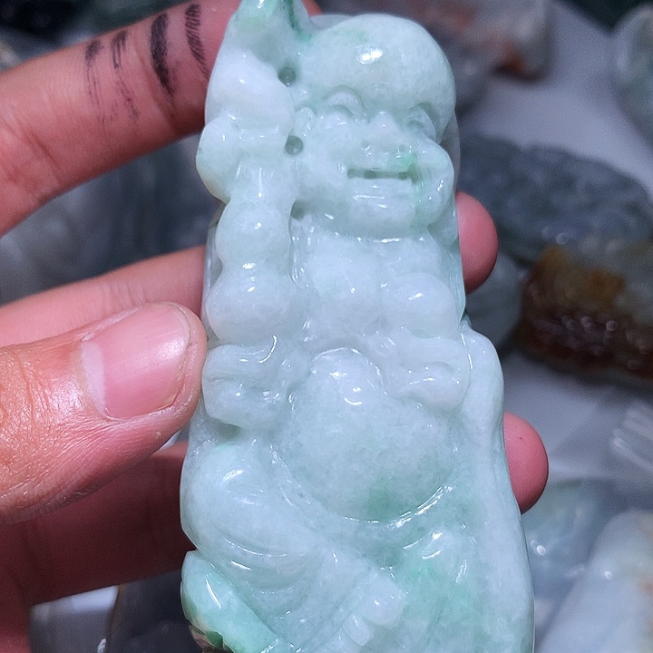 翡翠未镶嵌颈饰保真天然a货翡翠