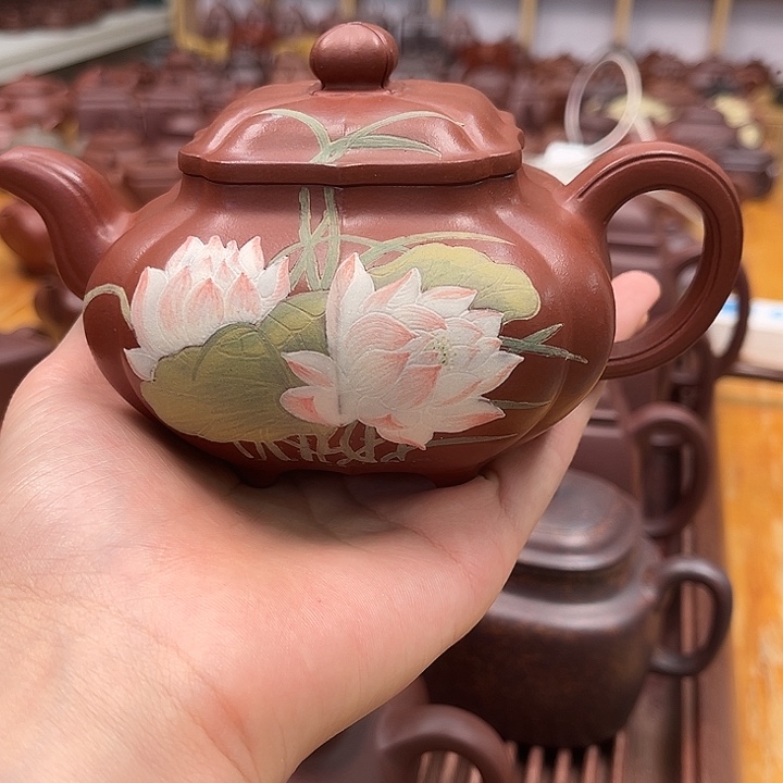 茶壶紫砂筋纹传炉300cc