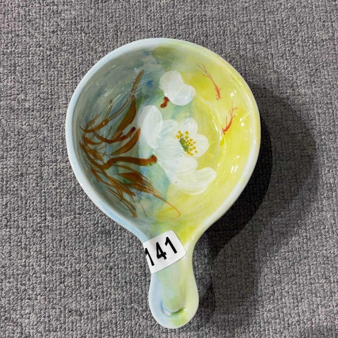 景德镇手绘高温釉下彩陶瓷茶具我