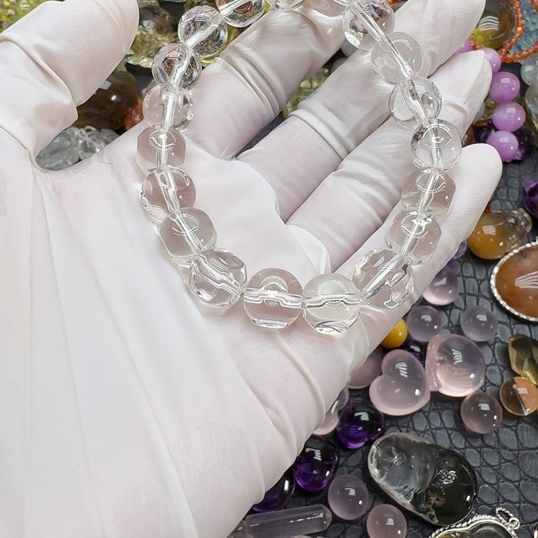 可***乐水晶手链银S925镶嵌