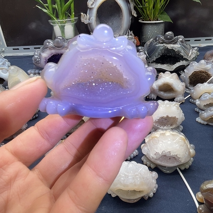 石头金蟾家居摆件