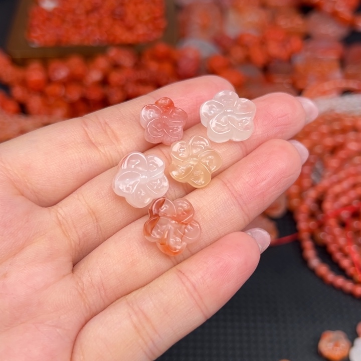 南红玛瑙未镶嵌吊坠(不含链)