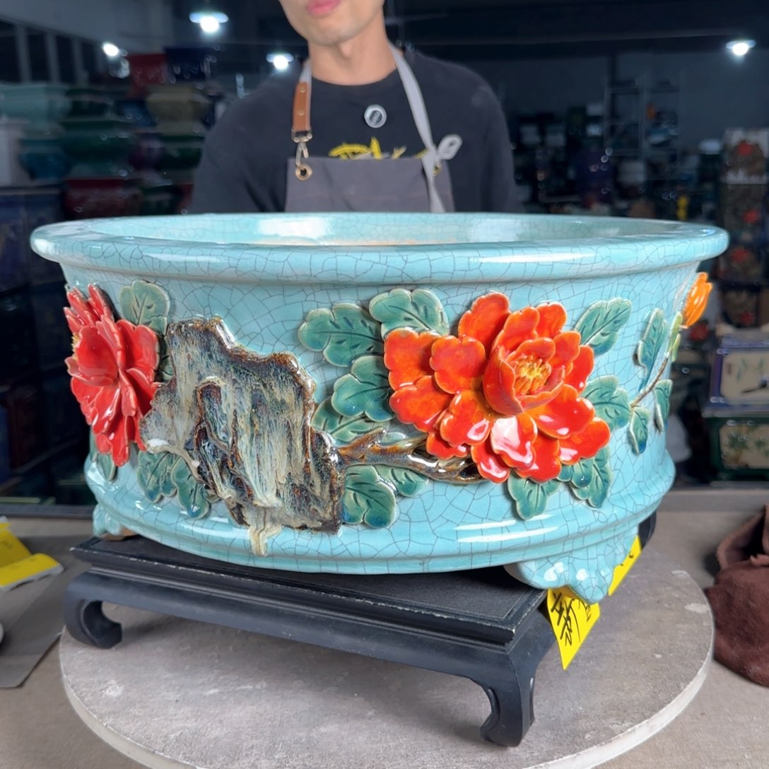 一风堂石湾花盆。