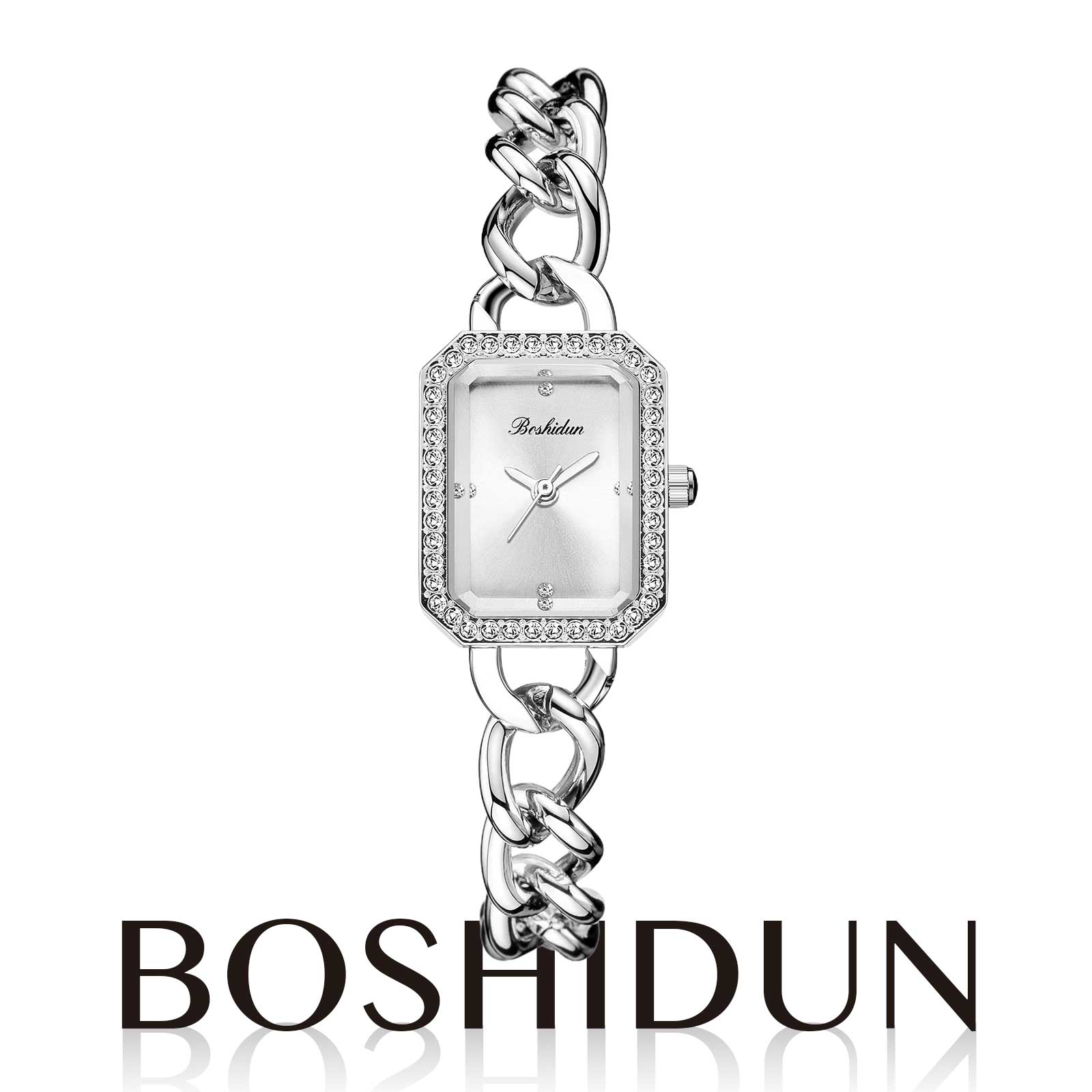 时尚轻奢小香风手链精美小巧镶钻女士腕表8146专属