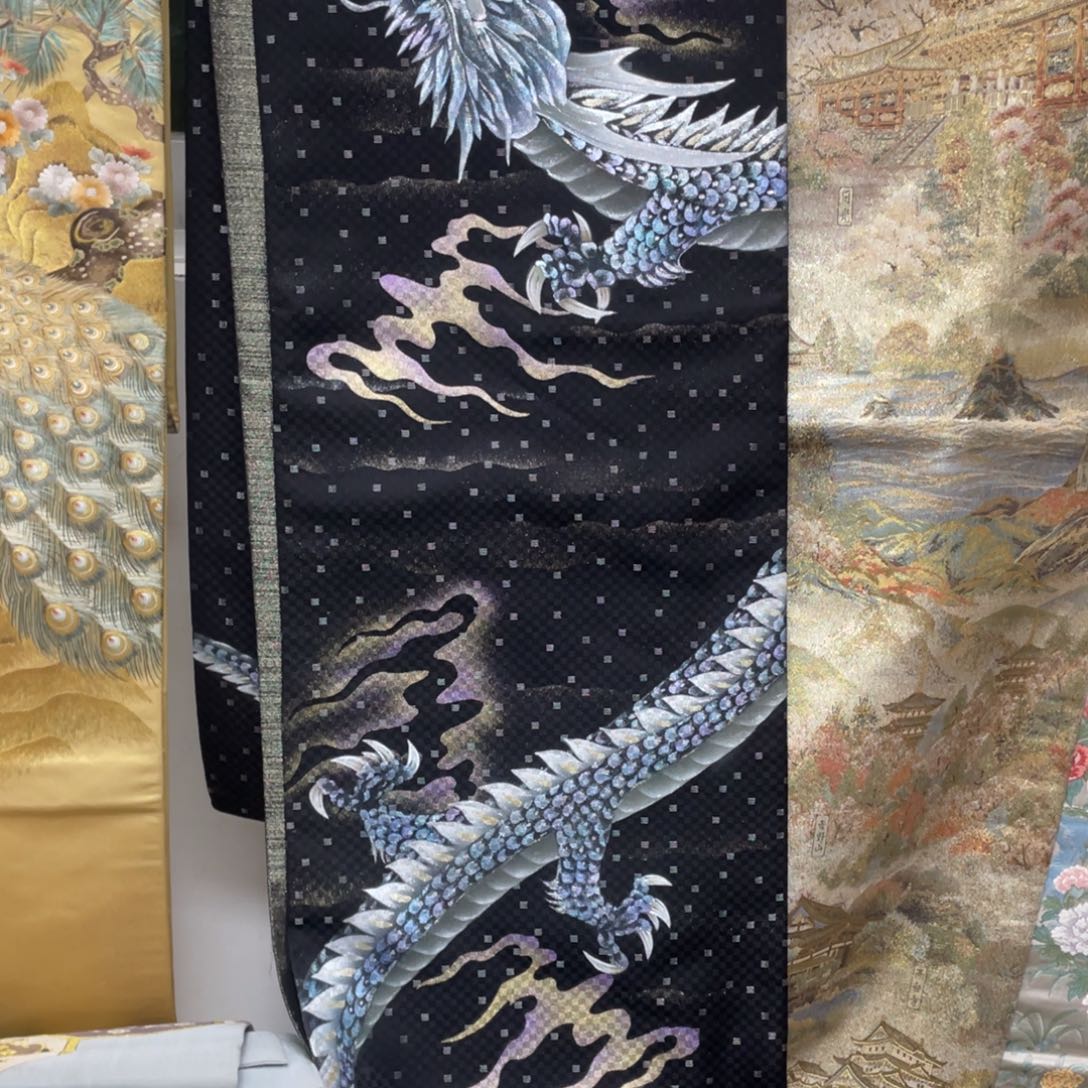 小***雅织绣唐锦西阵织 龙