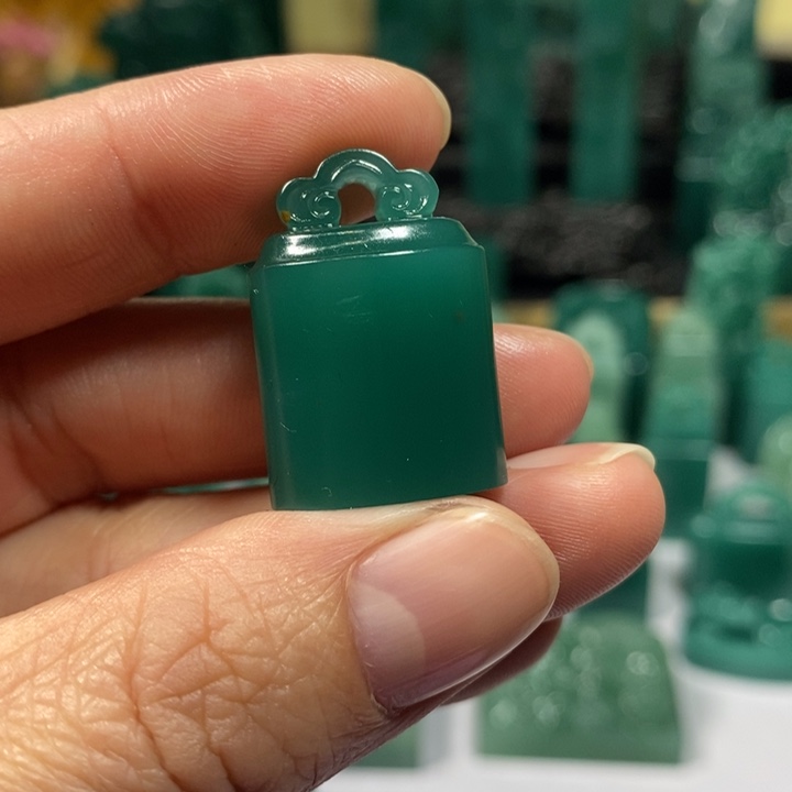 四川石雅安绿印章