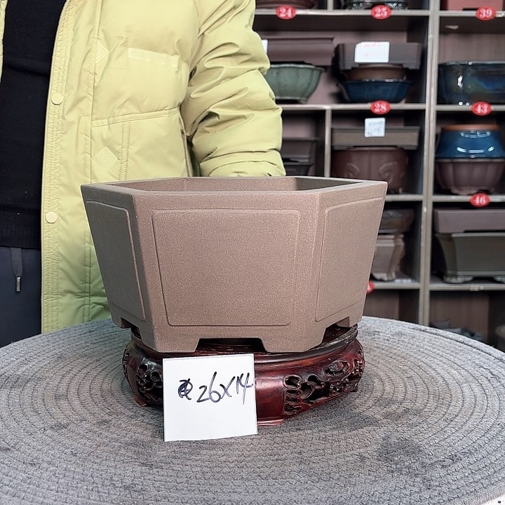 紫砂花盆紫砂的味道很好