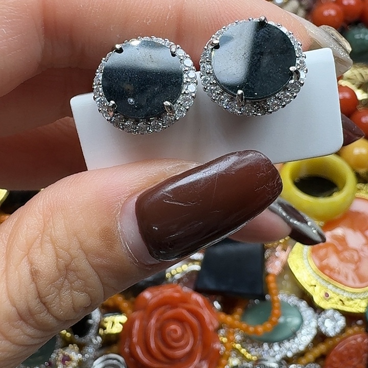 翡翠未镶嵌项链翡翠