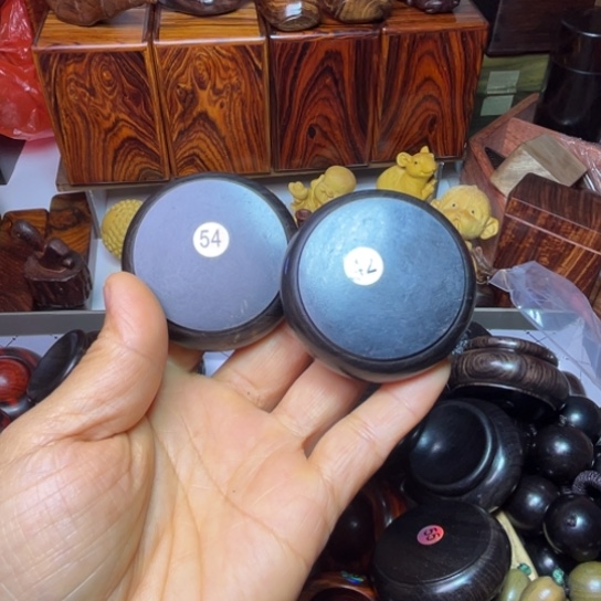 春***限乌木紫光檀木料底坐