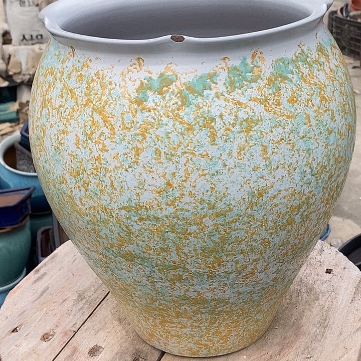 花盆紫砂口25高度33瑕疵位置随机