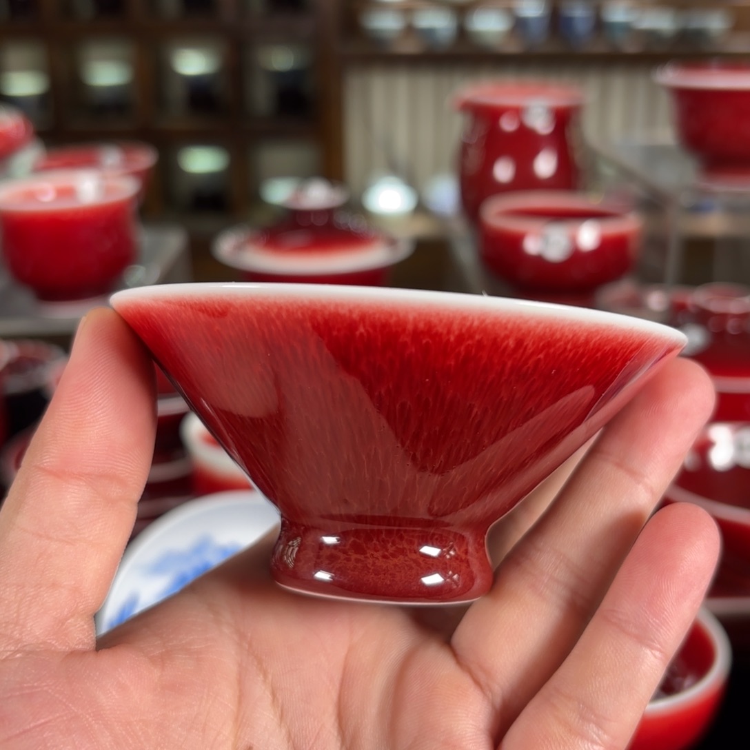 杯子景德镇瓷器郎红福利